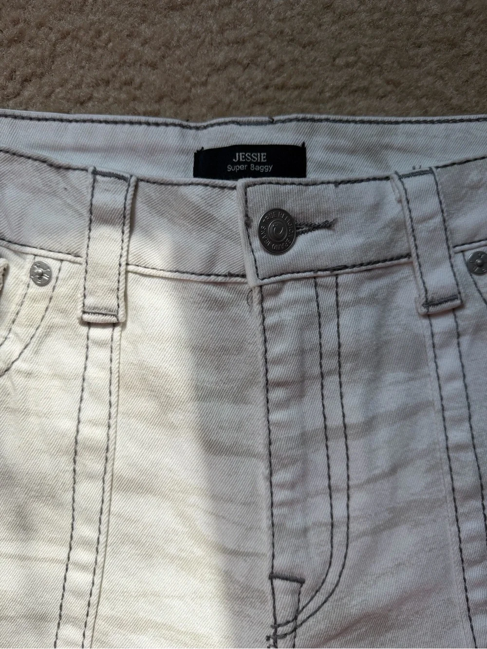 NWT Jessie Baggy True Religion Size 33 Jean